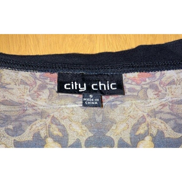 Cropped sheer athletic-style zip jacket Size 1X Vintage Y2K EUC - Picture 3 of 3